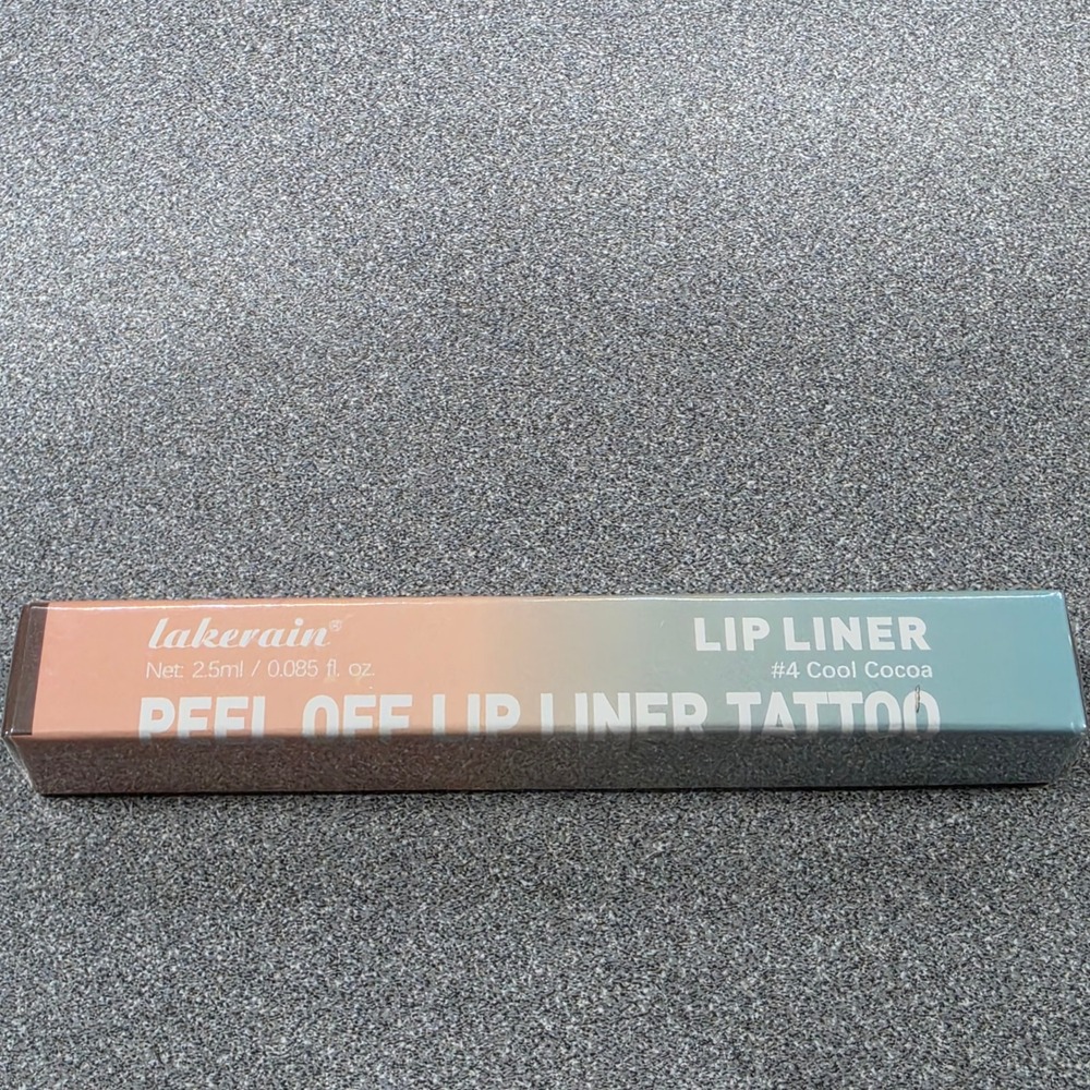 Lakerain Peel Off Lip Liner Tattoo Women 2.5ml #4 Cool Cocoa‎ NEW Longwear Stain